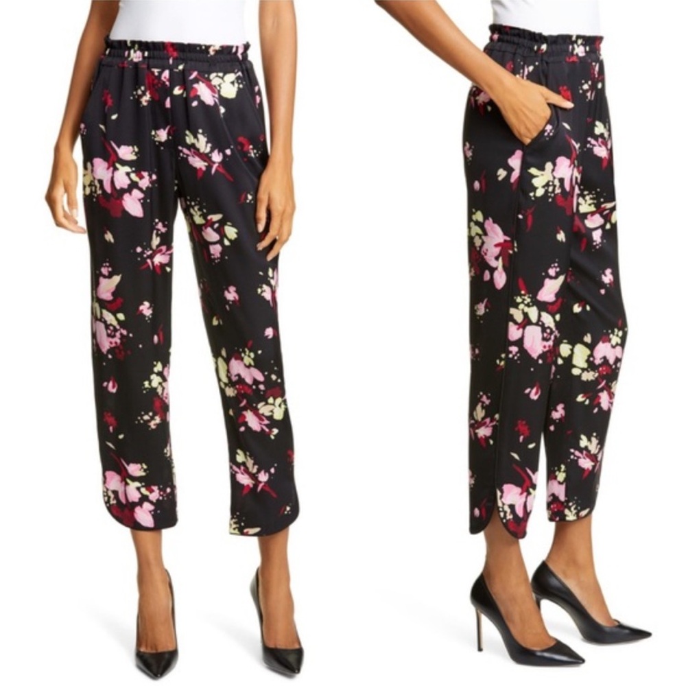 A.L.C. Floral Silk Pants